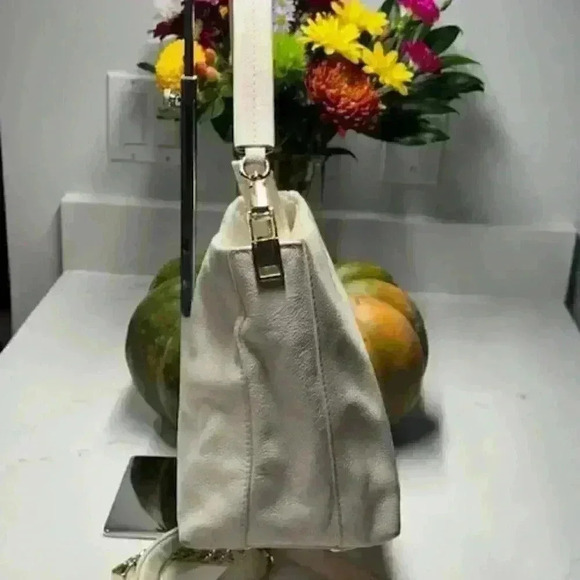 Kate Spade Pebbled Leather Tote/Shoulder/Crossbody Bag Cream Color - Picture 6 of 15